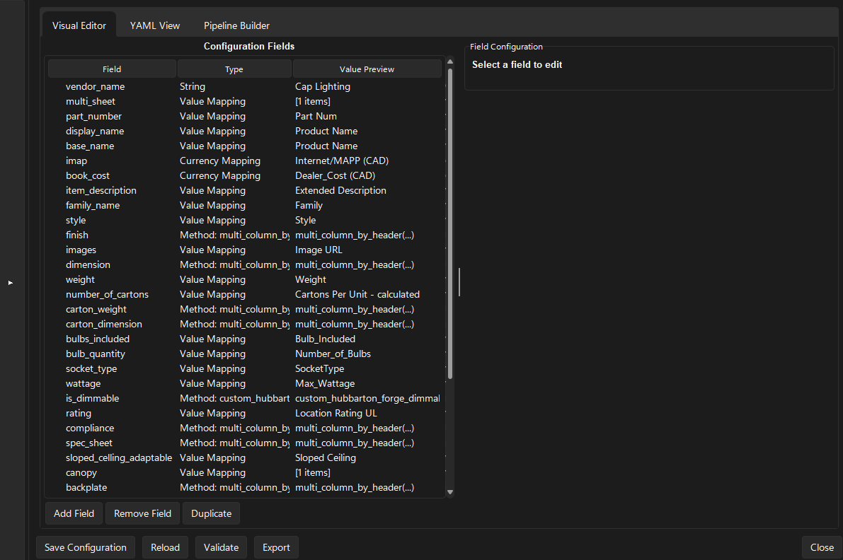 Schema training visualization